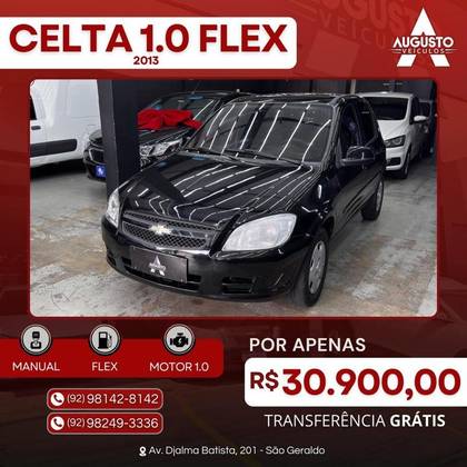 CHEVROLET CELTA 1.0 MPFI LT 8V FLEX 4P MANUAL CHEVROLET CELTA 1.0 MPFI LT 8V FLEX 4P MANUAL